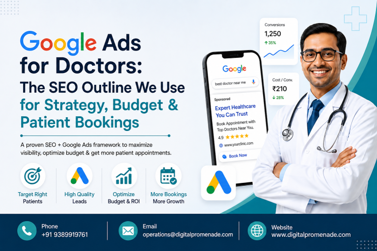 Google Ads for Doctors: The SEO Outline We Use for Strategy, Budget & Patient Bookings