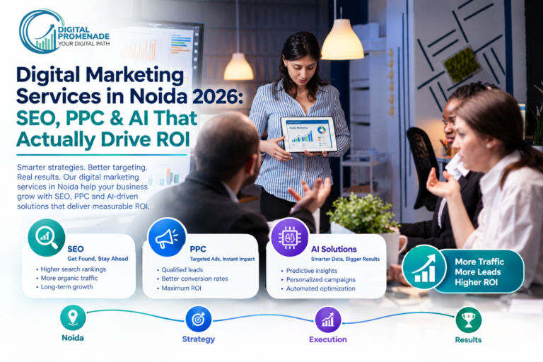 Digital Marketing Services in Noida 2026: SEO, PPC & AI That Actually Drive ROI